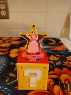 Princess Peach Mini Figure From McDonald's Mario Galaxy Movie Happy Meal